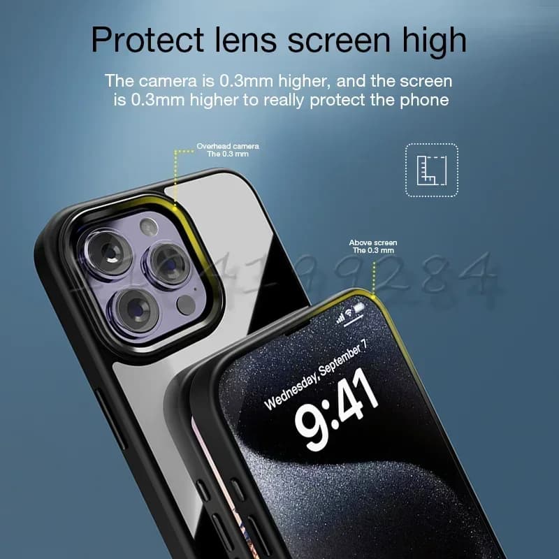 Eleganckie Etui z E-ink Ekranem i NFC dla iPhone, Anime Girl 📱