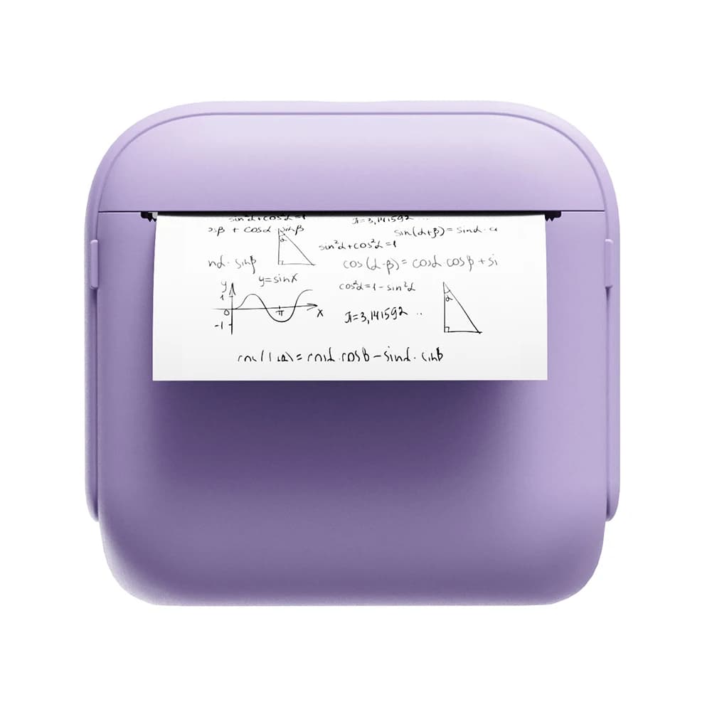 Przenośna Drukarka Fotograficzna Bez Tuszu z Bluetooth i Rolką Papieru - Idealny Prezent na Urodziny Dziecka 🎁