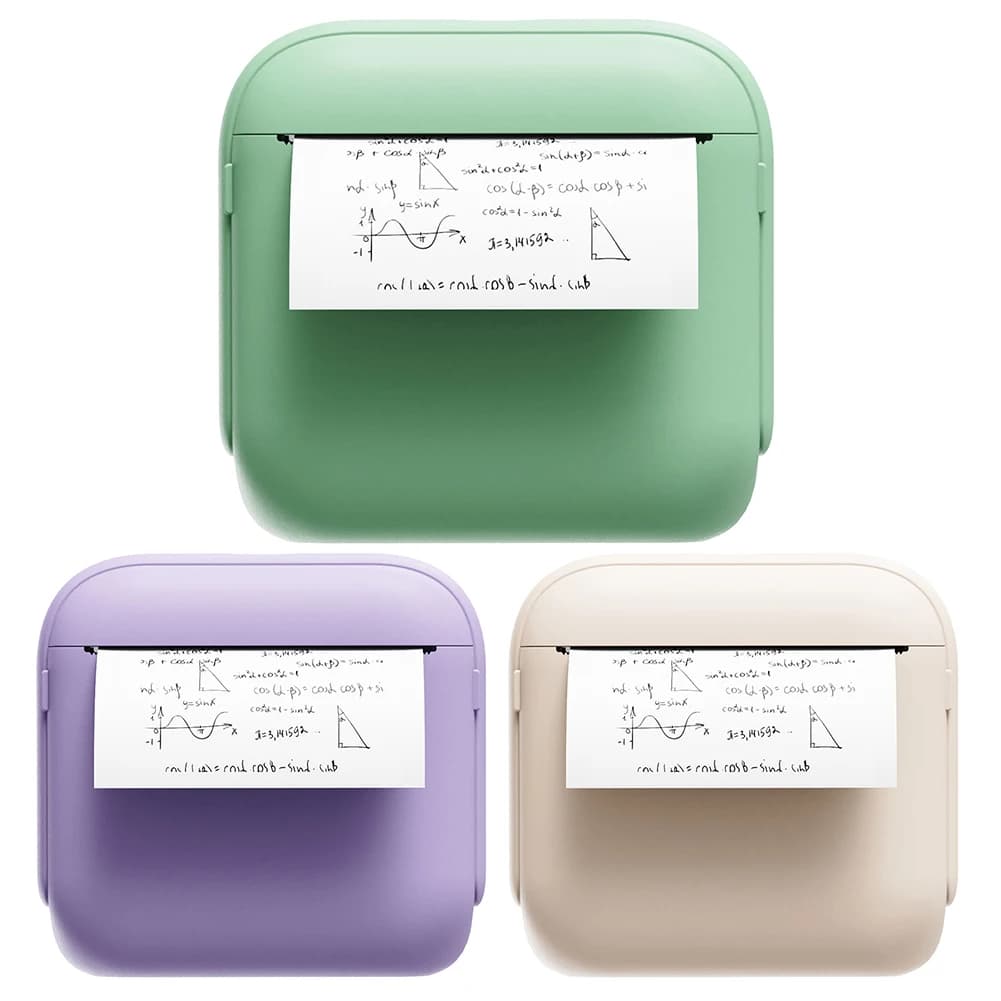 Przenośna Drukarka Fotograficzna Bez Tuszu z Bluetooth i Rolką Papieru - Idealny Prezent na Urodziny Dziecka 🎁